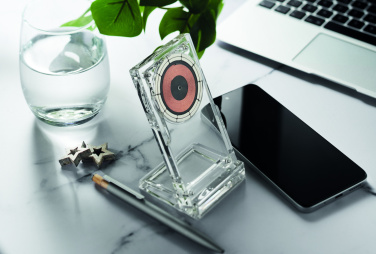 Logotrade promotional merchandise photo of: Acrylic wireless charger 15W